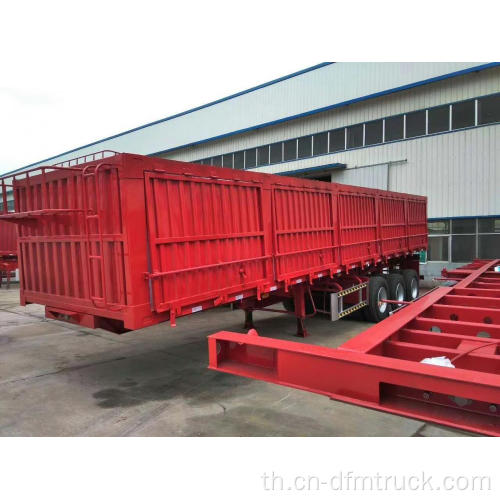 Good 3 Axle Lowbed Dump Semi Trailer Truck